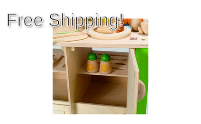 hape my creative cookery club kid's wooden play kitchen